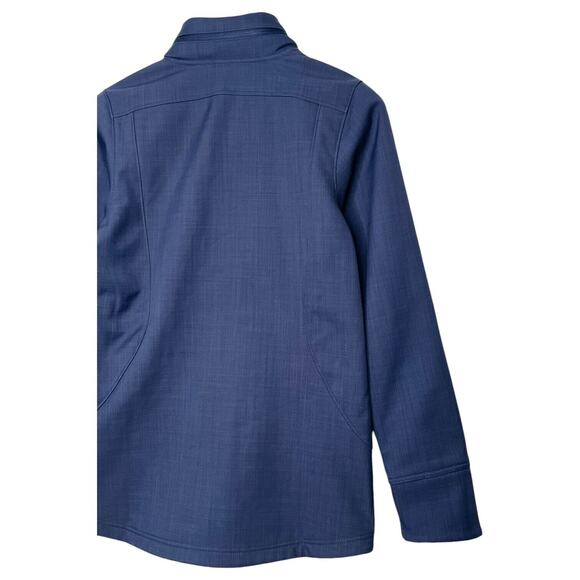 Under Armour Jacket Womens XS Loose ColdGear Pockets Full Zip Hoodie Sporty Blue - Picture 13 of 15